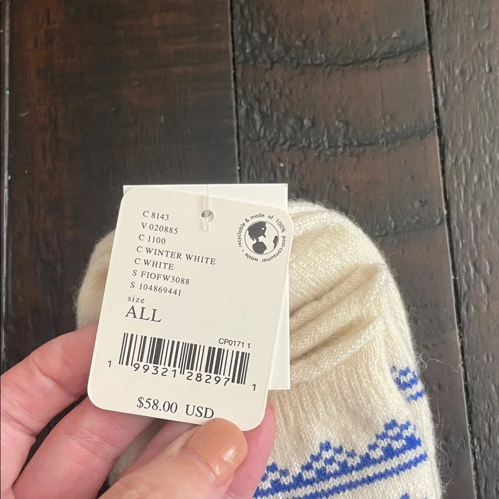 Free People Fair Isle Cashmere Socks